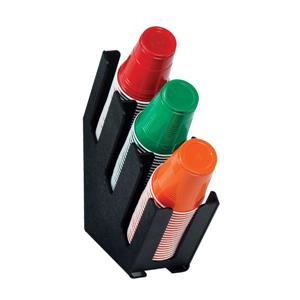 3 section countertop cup & lid organizer