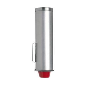 Surface-mount, gravity-feed 2 oz. to 6 oz. plastic portion cup dispenser - Stainless Steel