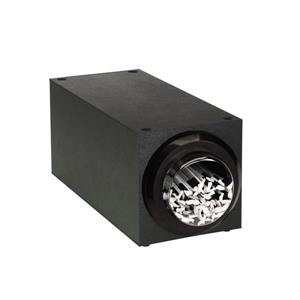 Countertop Stackable Straw Dispensing Cabinet - Black Polystyrene